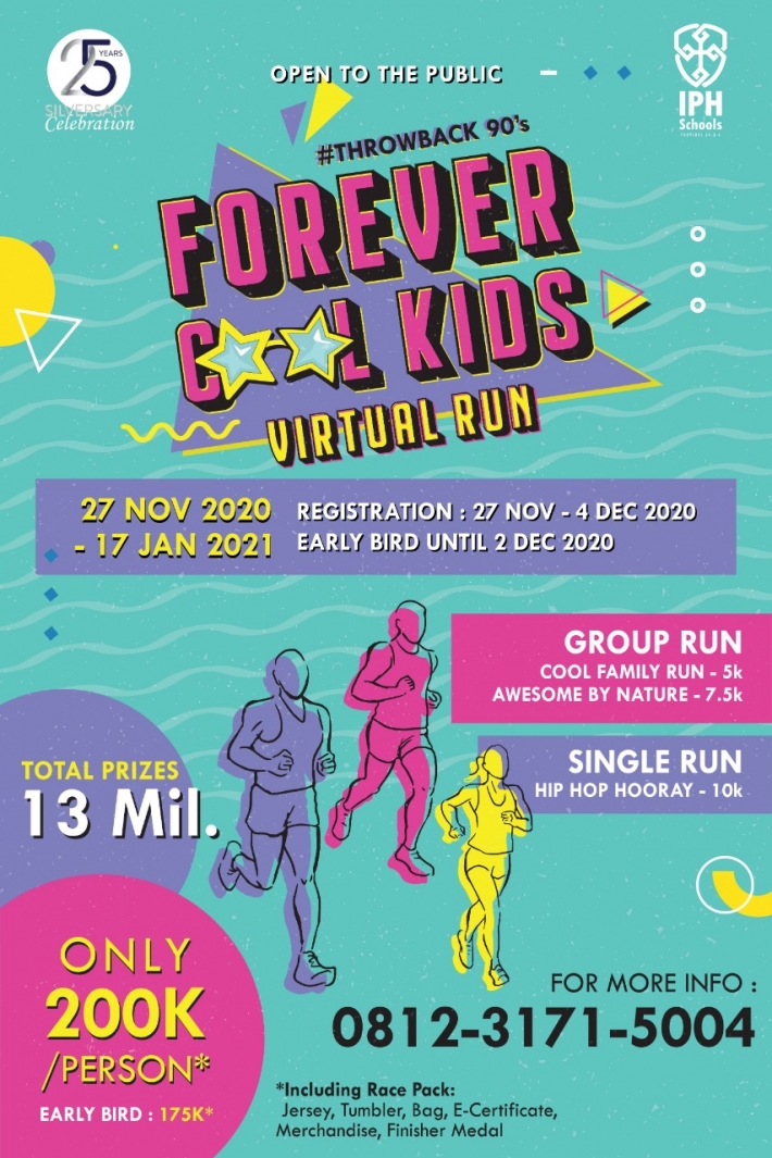 #Throwback90s - Forever Cool Kids Virtual Run